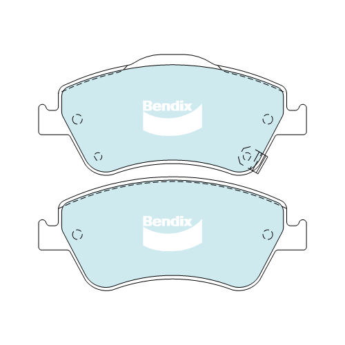 Brake Disc Pad Set  Bendix DB2230 GCT