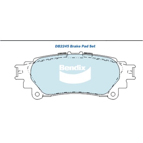 BENDIX 4WD BRAKE PAD DB2245-4WD