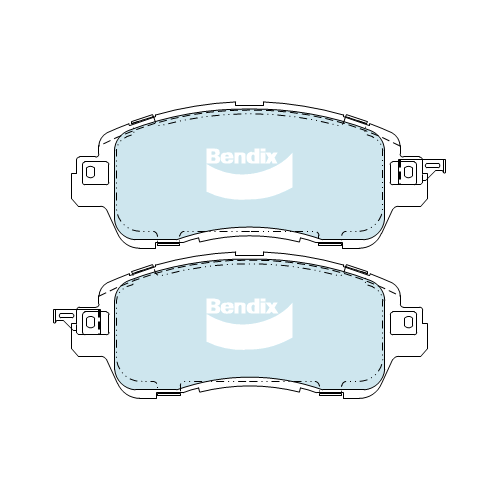 Brake Pads General CT Bendix DB2334GCT for Mazda 2 DJ Hatchback 1.5 1.5LTP P5