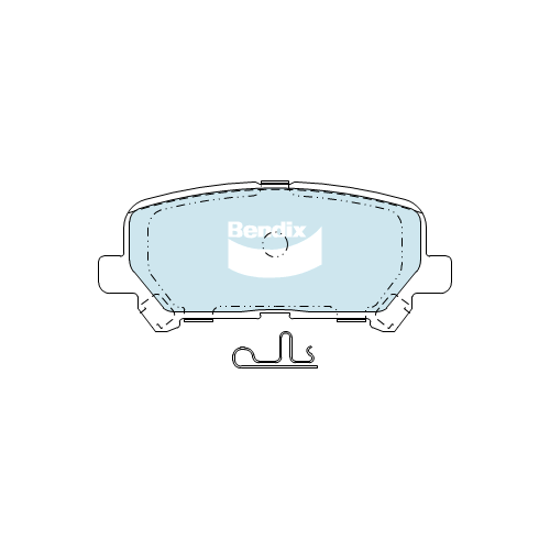 Brake Pads H/Duty Bendix DB2368HD for Isuzu MU-X LS SUV CRDi 3.0LTD 4JJ1 TCX 4JJ1 TC