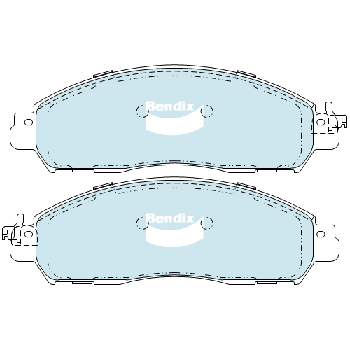 Brake Pads H/Duty Bendix DB2374HD for Nissan Navara D23 Ute dCi 2.5LTD YD25DDTi
