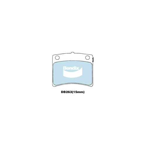Brake Disc Pad Set  Bendix DB263 GCT For NISSAN Datsun 280C