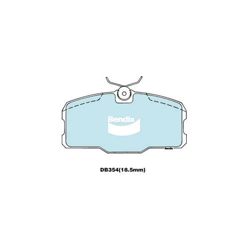 Brake Disc Pad Set  Bendix DB354 GCT