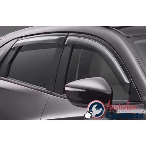 MAZDA CX3 Weathershields Slimline Set of 4 New Genuine 2015 Accessories DK11ACSW