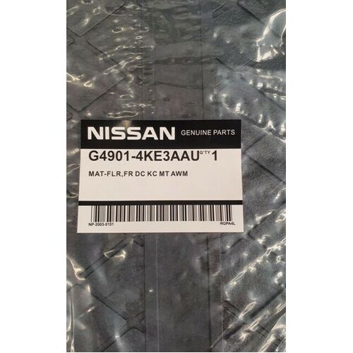 Mat- Carpet Floor  Fr Dc Kc Awm G4901-4KE3AAU for Nissan