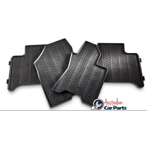 Rubber Mats Suitable For Nissan Navara D23 Automatic Front Rear