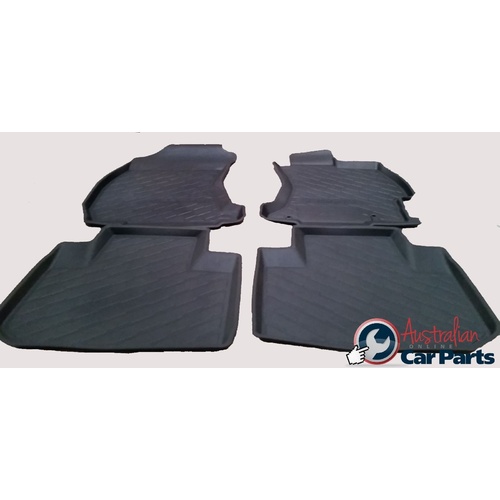 Rubber Floor Mats Suitable For Subaru Forester 2008 2013 Genuine