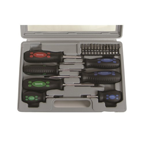 Screwdriver & Bit Set 19 Piece Supatool 1516