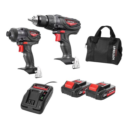 Katana By Kincrome 18V Lithium-Ion Cordless Drill & Impact Driver Combo 220500