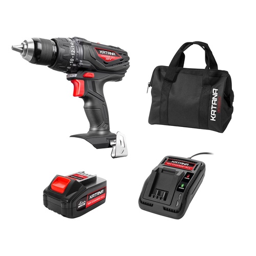Katana By Kincrome 18V Lithium-Ion Cordless Hammer Drill Combo with Battery & Charger 220501