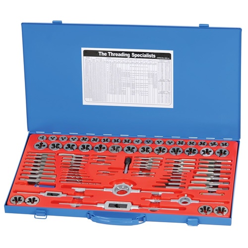 KINCROME Tap & Die Set 87 Piece NC / NF / Metric K12087