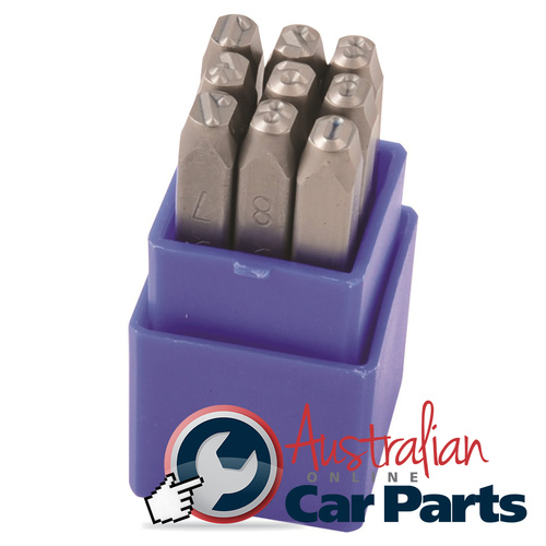NUMBER STAMP SET 5MM 9Piece K15003