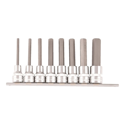 KINCROME Hex Socket Set 8 Piece 1/2 Drive - Metric K2135