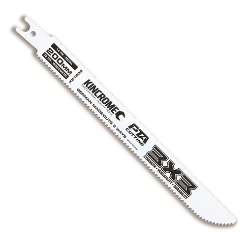Kincrome 3 x 3™ Reciprocating Saw Blade 200m 6-10TPI 1 piece K21631
