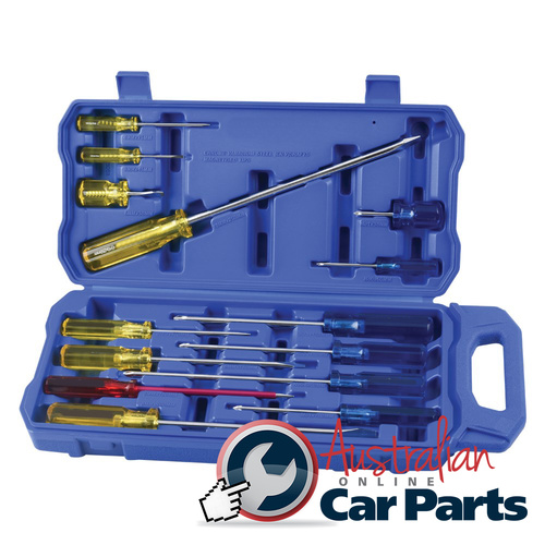 KINCROME Screwdriver Set Acetate Handles 14 Piece K5053
