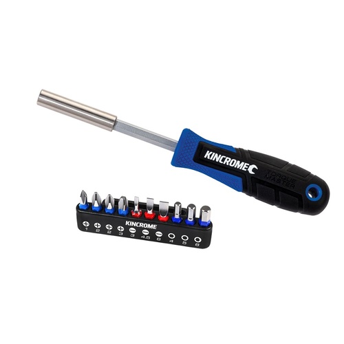 KINCROME TORQUEMASTER® GENERAL PURPOSE BIT & DRIVER SET - 11 PIECE K5512