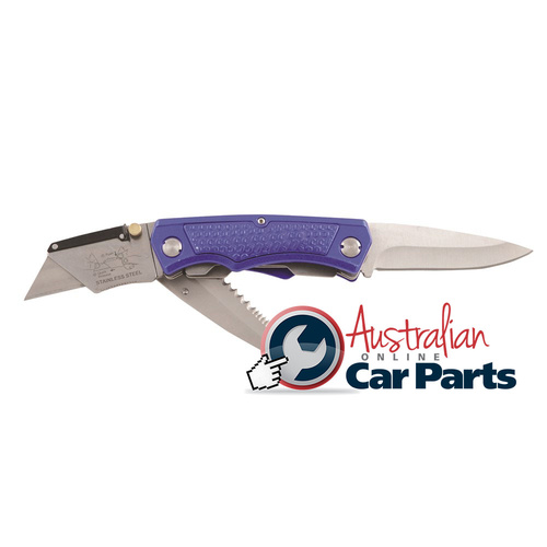 KINCROME Folding Utility Knife Tri Blade K6101