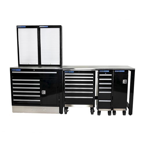 Kincrome Trade Centre Ultimate Pro Workshop Se7 piece 20 Drawer Tool Box and Bench K7377