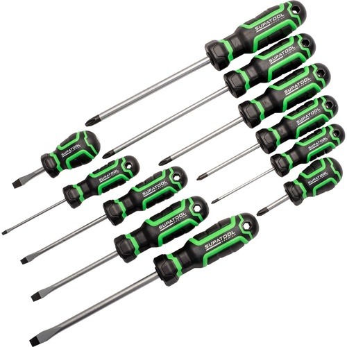 KINCROME Screwdriver Set 11 Piece Supatool By Kincrome  STP5001