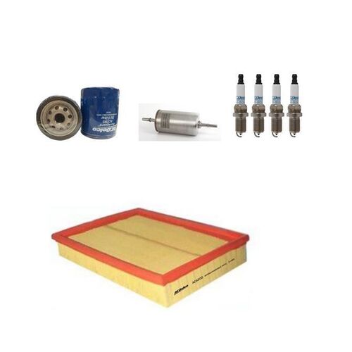 OIL AIR FUEL FILTERS SPARK PLUG ACDelco SERVICE KIT  for Ford Focus 2lt 2002-2005 