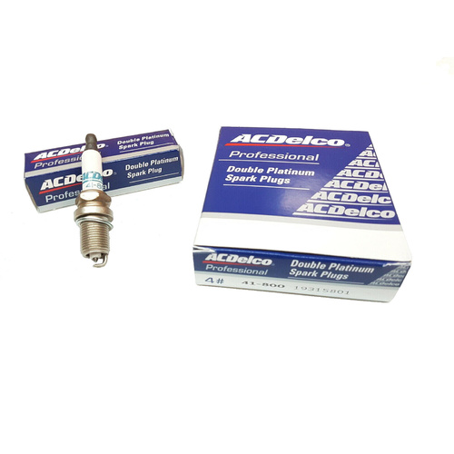 Spark Plugs 4 Pack Acdelco Double Platinum 41801 for Astra Barina Epica Terrano Frontera