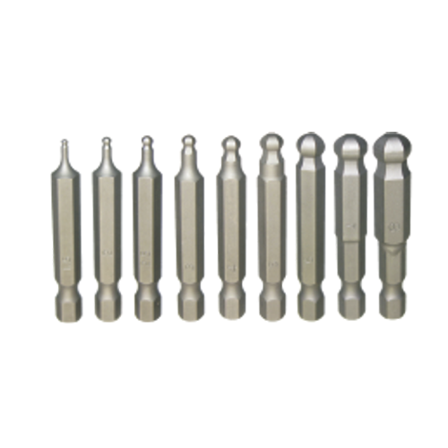 Metric Ball-End In-Hex Power Bits T&E Tools
