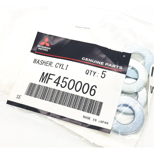 Washer Plain 10mm Pack Of 5 MF450006 for Mitsubishi