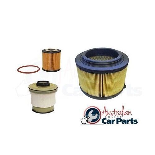 OIL AIR FUEL FILTER KIT ACDelco for FORD RANGER DIESEL SERVICE PJ PK 2007-2011