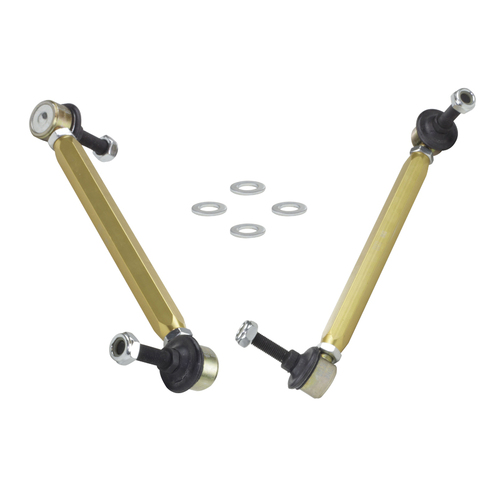 Sway Bar Link Kit Heavy Duty Adj Steel Ball Whiteline KLC106