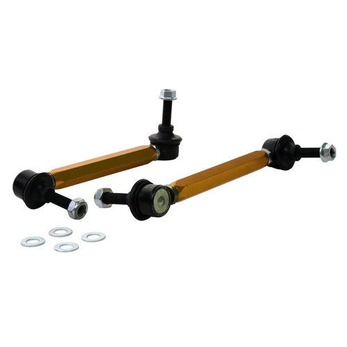 Sway Bar Link Kit Heavy Duty Adj Steel Ball Whiteline KLC187
