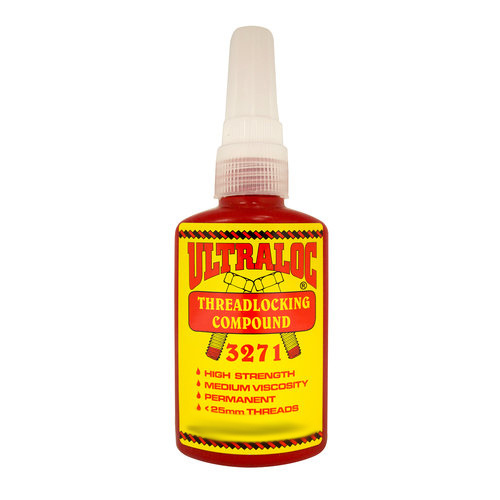 Ultraloc Threadlocking Compound Red - Anaerobic High Strength Permanent Grade - Medium Viscosity 250ml