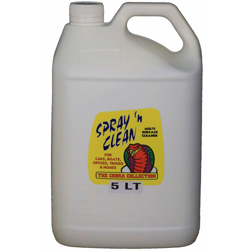 Cobra Cote Spray n' Clean All Purpose Surface Cleaner 5lts Anti Bacterial surface spray