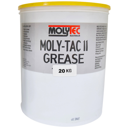 Molytec Tac II Multi Purpose Grease 20kg High Quality, Multi Purpose, Extreme Pressure & Water Resistant 20kg Drum