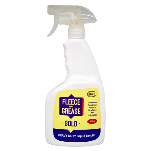 Molytec Fleece Grease Gold Extra Strength Lubricant for Heavy Duty Applications 750ml Trigger 