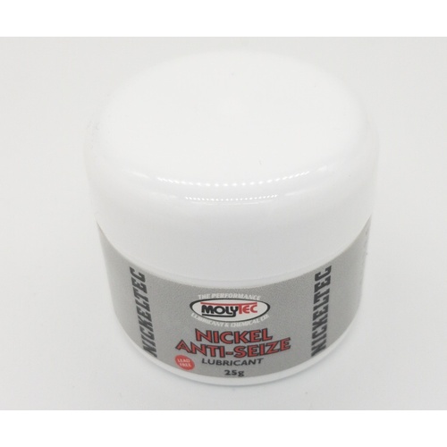 Molytec Nickeltec Anti-Seize Nickel based Anti-Seize Compound 25g Pod Protects parts from Corrosion, Gailing & Seizing