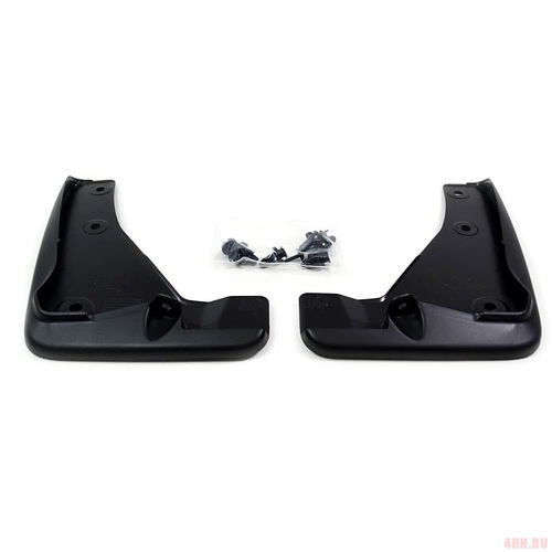 MUDFLAP KIT FRONT LHF & RHF XA XB suitable for Mitsubishi GENUINE 2010-2014 ACCESSORIES GENUINE