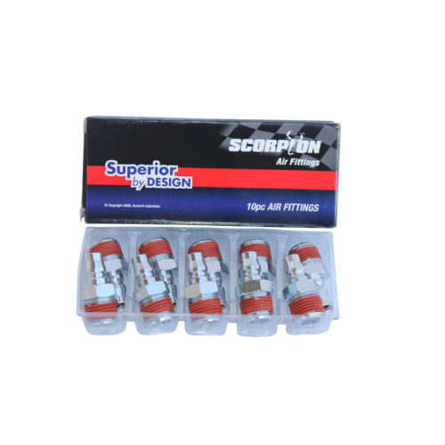 SP Tools Nitto Style 1/2 Male Plug (Box of 10) PM40BX