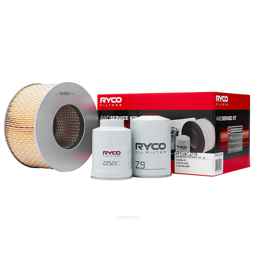 Oil Air Fuel Filter Service Kit Ryco for Hilux LN147 LN172 LN167 3.0 Diesel RSK23