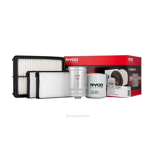 Oil Air Fuel Filter Service Kit Ryco RSK45C  for HYUNDAI ILOAD IMAX TQ 02/08-ONWARDS