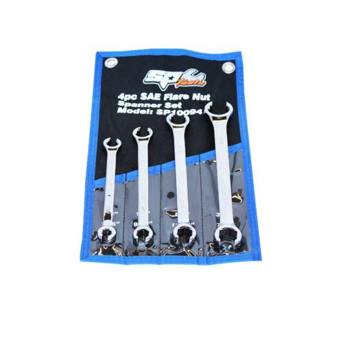 SP Tools Spanner Set Flare SAE 4 PieceP10094 