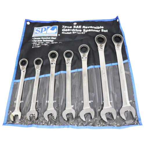 SP Tools Spanner Set 5 PieceAE Reversible Gear Drive SP10167 
