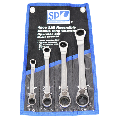SP Tools Spanner Set Double Ring Gear Drive SAE 4 PieceP10454 