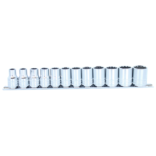 SP Tools Socket rail 1/2 Drive 12 Point 12 Piece Metric SP20330