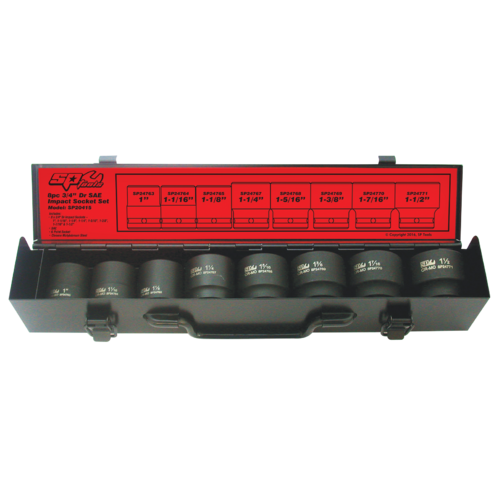 SP Tools Socket Set Impact 3/4 Drive 6 Point 8 PieceAE SP20415