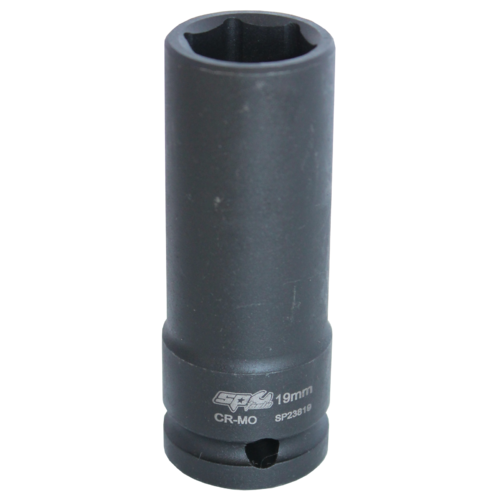 SP Tools Socket Impact Deep 1/2" Drive 6 Point Metric 27mm SP23827