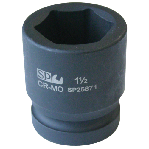 SP Tools Socket Impact 1-1/2" Drive 6 Point SAE 4-5/8" SP26720 