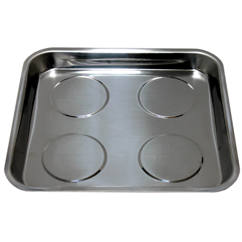 Magnetic Parts Tray 10.5" x 11.5" x1-1/8" SP Tools SP30912 Square Stainless Steel