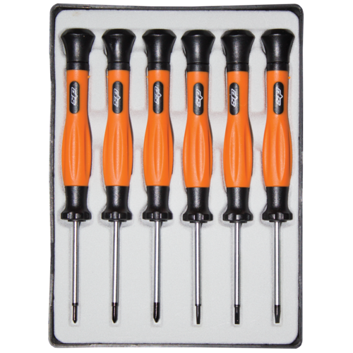 SP Tools Screw Driver  Set 6 Piece Mini Phillips/ Slotted SP34005 