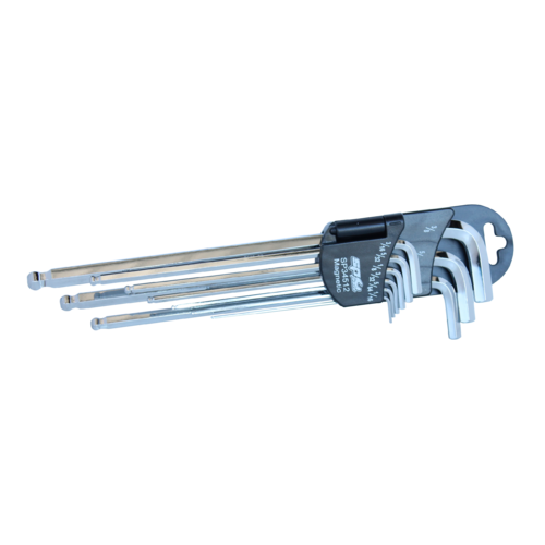 SP Tools key Set Magnetic 9 PieceSAE Ball Drive Hex SP34512