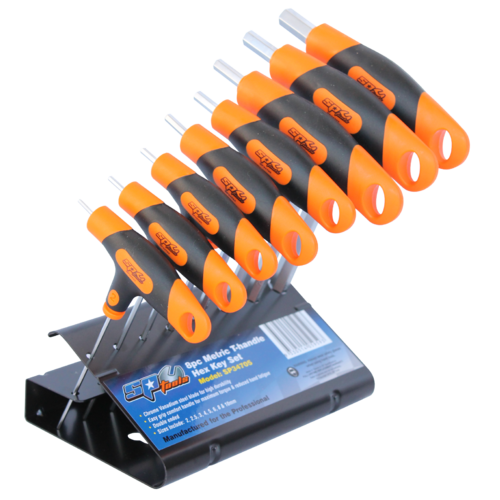 SP Tools Hex Key T-Handle 8 Piece Metric Set SP34705